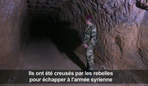 Ghouta: un labyrinthe de tunnels creusés par les rebelles