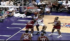 1994 NBA Playoffs: Kevin Johnson With The Dunk on Hakeem Olajuwon