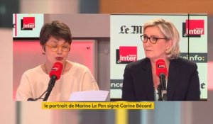 Le portrait de Marine Le Pen par Carine Bécard