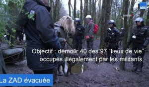 Notre-Dame-des-Landes : treize squats démantelés, dix personnes expulsées