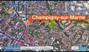 Policiers agressés à Champigny : 14 interpellations