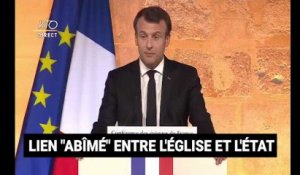 Les 5 passages du discours de Macron aux évêques qui ont choqué la gauche