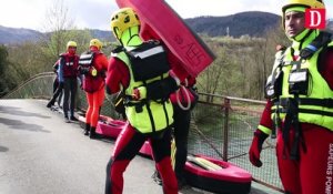 Les pompiers plongeurs d'Occitanie unis pour un entraînement inondations