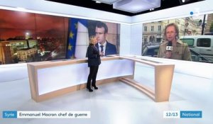 Syrie : Emmanuel Macron en chef de guerre