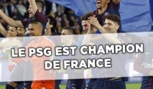 Le PSG est champion de France