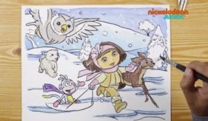 1, 2, 3… Coloriage ! | Aventure en hiver ! | NICKELODEON JUNIOR