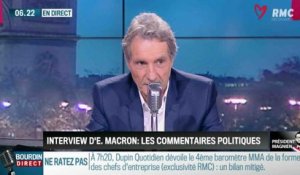 Bourdin explique pourquoi il n'a pas appelé Macron "M. Le Président" - ZAPPING ACTU DU 17/042018