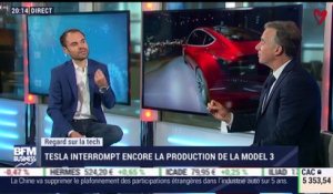 Regard sur la Tech: Tesla interrompt encore la production de sa Model 3 - 17/04