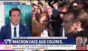 Macron chahuté dans les Vosges: "Il se croit obligé de se mettre en scène", d’après Peltier