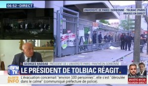 Évacuation de Tolbiac: "C'est un immense soulagement", déclare le président de l'université