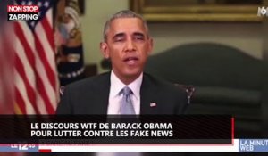 Le discours WTF de Barack Obama pour lutter contre les fake news (Vidéo)