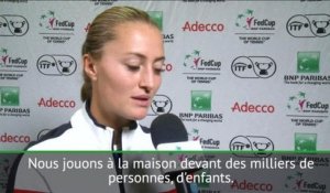 Fed Cup - Mladenovic : "J'essaye d'être un exemple pour mon pays"