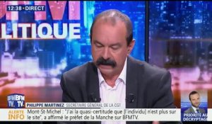 Cheminots: "Il y a un sourd et des gens qui veulent discuter", déclare Martinez à propos de Macron