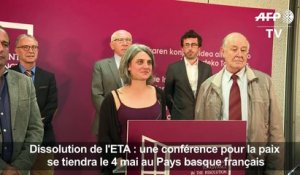France, ETA: "conférence internationale" le 4 mai au Pays basque