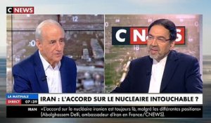 L'ambassadeur d'Iran en France refuse de serrer la main à Clélie Mathias, présentatrice de la matinale de CNews où il est invité