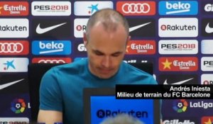 Football/Barça : Iniesta confirme son départ en fin de la saison