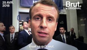 VIDEO - Emmanuel Macron: "Donald Trump sait ce qu’il veut"