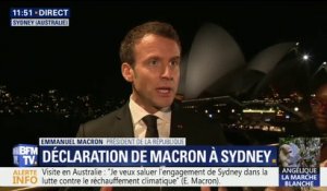 "Vous voulez que je reste chez moi à regarder la TV?" Macron répond sèchement aux critiques de son éloignement pour le 1er mai
