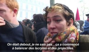 1er Mai: les manifestants dénoncent l'usage de lacrymo à Paris