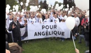 Hommage à Angélique : marche blanche à Wambrechies