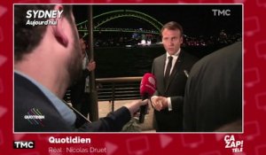 Emmanuel Macron s'énerve face à un journaliste