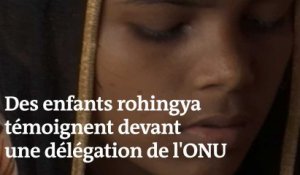 « J’étais en train de m’enfuir quand ils m’ont tiré dessus » : des enfants rohingya témoignent