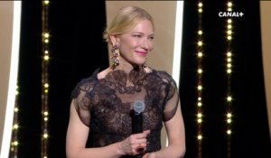 Standing ovation pour Cate Blanchett, présidente du jury  - Cannes 2018