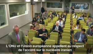 Nucléaire iranien: ONU et UE réagissent après le retrait des USA