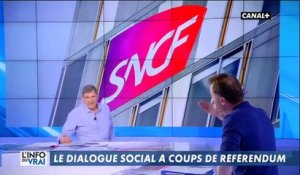 Grève SNCF : Le porte parole de SUD RAIL persiste et signe après l'envahissement du siège de "La république en marche" - Regardez