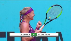 Madrid - Sharapova cède contre Bertens