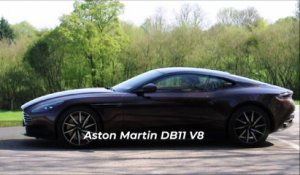 Aston Martin DB11 V8 - start & acceleration