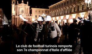 Football italien: Turin fête le 7e titre d'affilée de la Juve