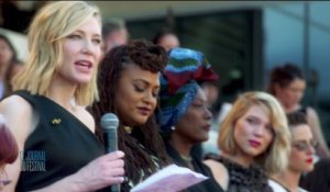 Cate Blanchett et 82 femmes montent les marches pour la parité - Cannes 2018