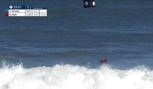 Adrénaline - Surf : Sebastian Zietz with an 8.67 Wave vs. T.Hermes