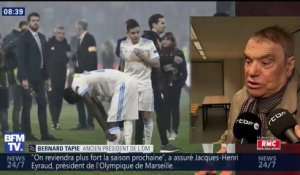 Défaite de l'OM: "On n'a pas bien joué, on n'a pas fait notre match", estime Bernard Tapie