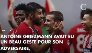 OM-Atlético : Tendre moment pour Antoine Griezmann avec sa fille Mia et sa femme Erika Choperena