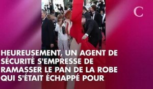 PHOTOS. Cannes 2018 : une invitée perd sa robe et se retrouve en culotte sur le tapis rouge
