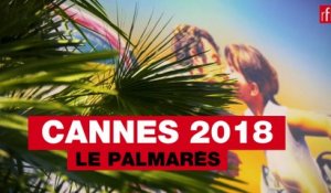 Cannes 2018, le palmarès