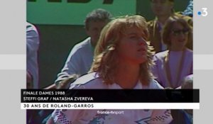 30 ans de Roland Garros - Finale Dames 1988 : Steffi Graf / Natasha Zvereva