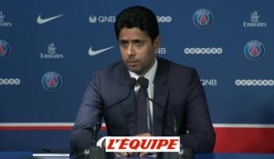 Al Khelaïfi «Le nouveau coach est là pour faire progresser le club» - Foot - L1 - PSG