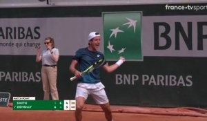Roland-Garros : La jolie performance de Corentin Denolly qui ouvre le bal tricolore !