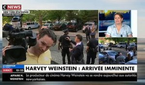 Regardez les images de l'arrivée d'Harvey Weinstein au commissariat de New York - VIDEO
