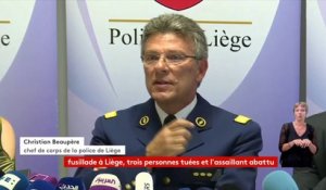 Attaque terroriste à Liège : "Il est clair que l'objectif de l'assassin était de s'en prendre à la police", Christian Beaupère, chef de corps de la police de Liège