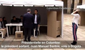 Colombie: vote du président sortant Juan Manuel Santos