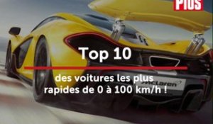 Top 10 des voitures les plus rapides de 0 à 100 km/h !