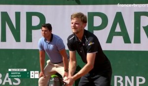 Roland-Garros : Le métronome Goffin écœure Moutet et prend le large !