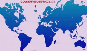 Le parcours  de la Golden Globe Race édition 2018