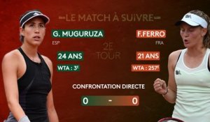 Roland-Garros : Muguruza - Ferro, le match à suivre du 31 mai