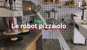 Et maintenant, place au robot pizzaiolo !