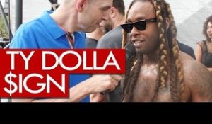 Ty Dolla $ign backstage at Wireless